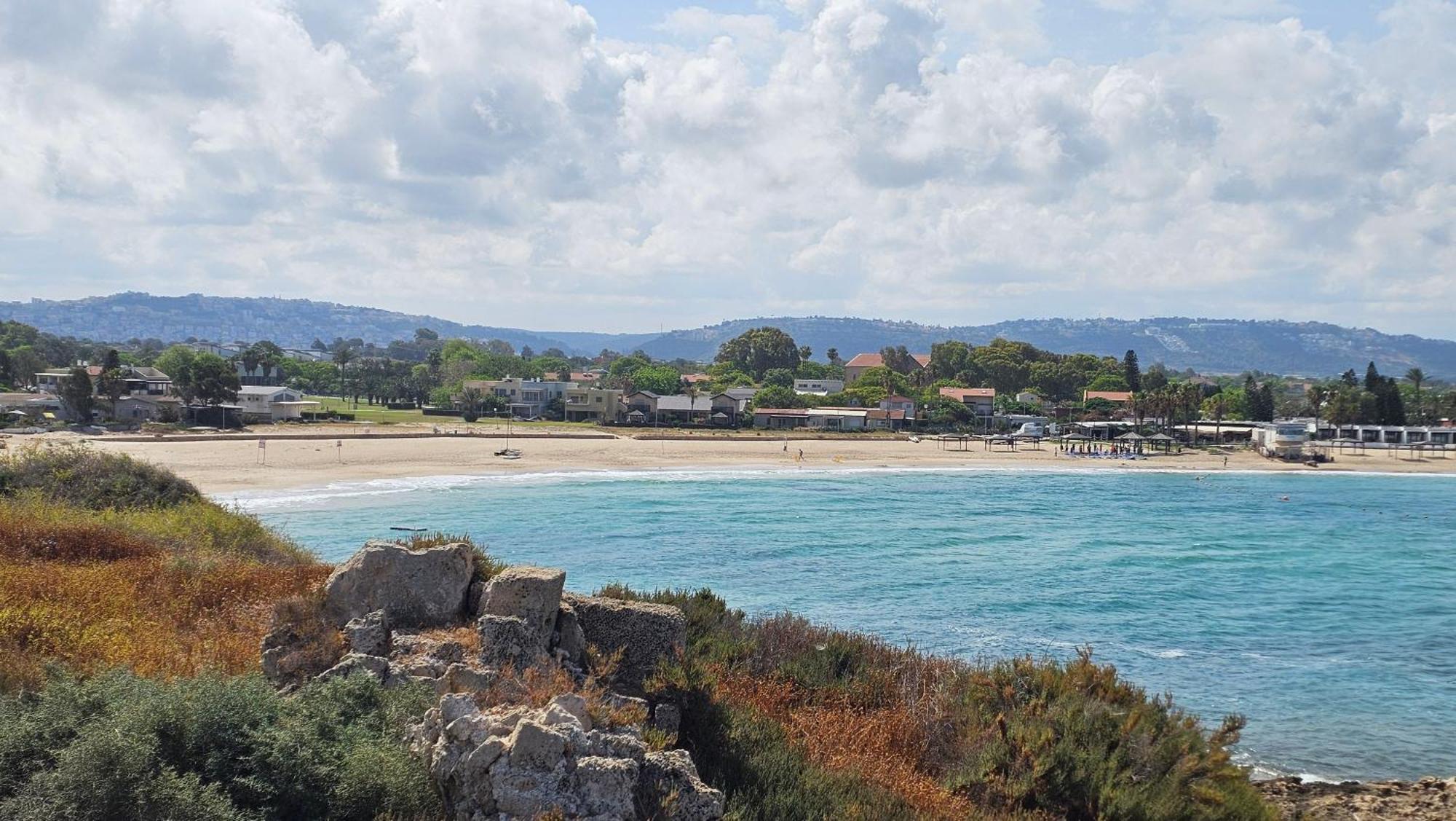 Cozy Seaview Glamping Caravan HaBonim Exteriér fotografie
